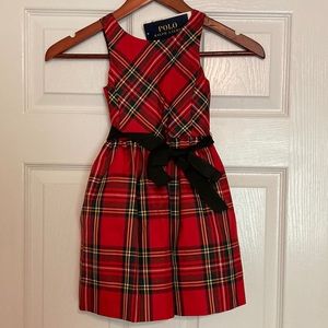 NWT Plaid Tartan dress Polo by Ralph Lauren 4T